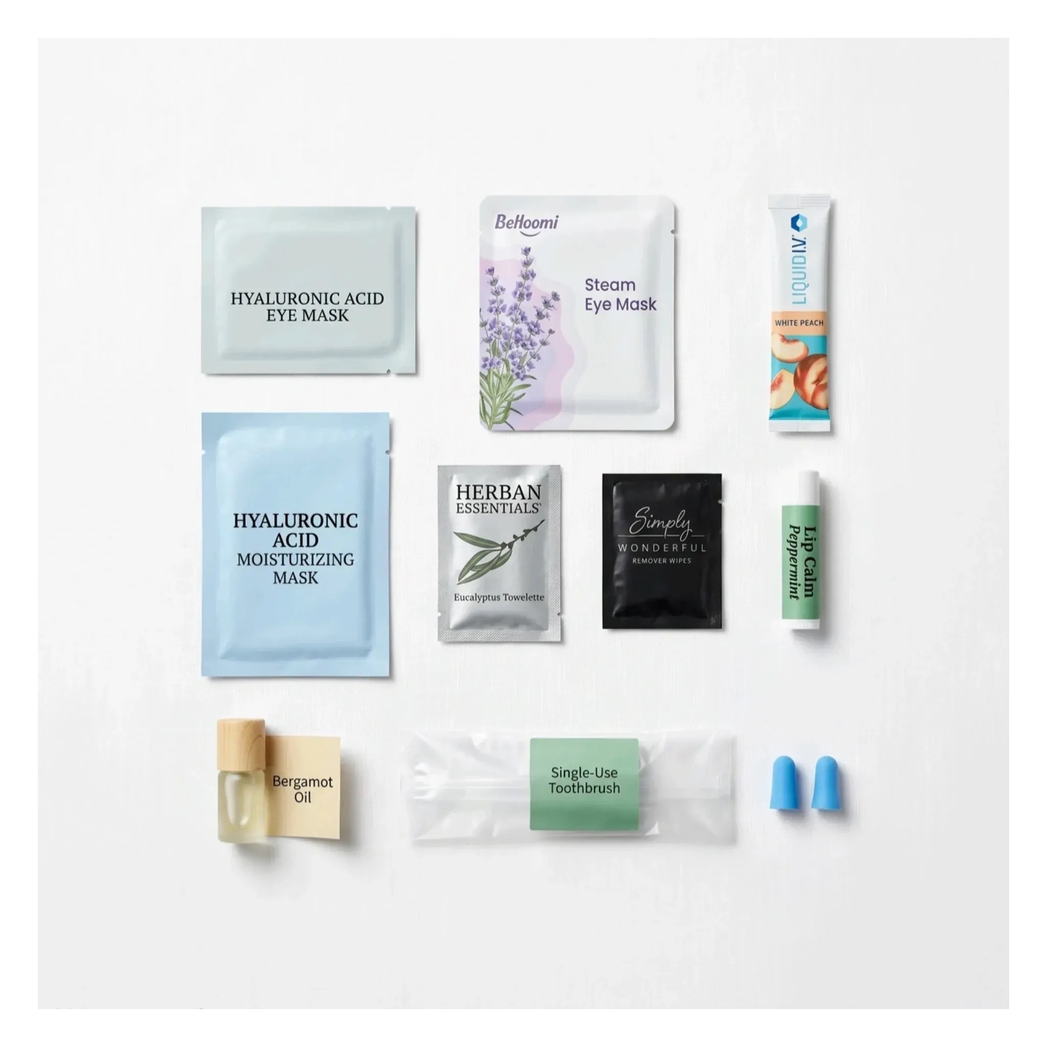 Inside Jet Lag Reset Kit Contents